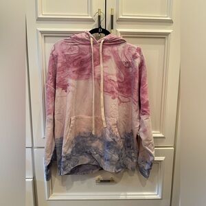Electric & Rose Medium Tie Dyed Hoodie. 💜⚡️